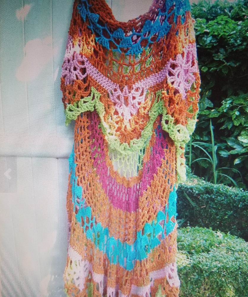 OOAK PARIS FRANCE Crochet Cape